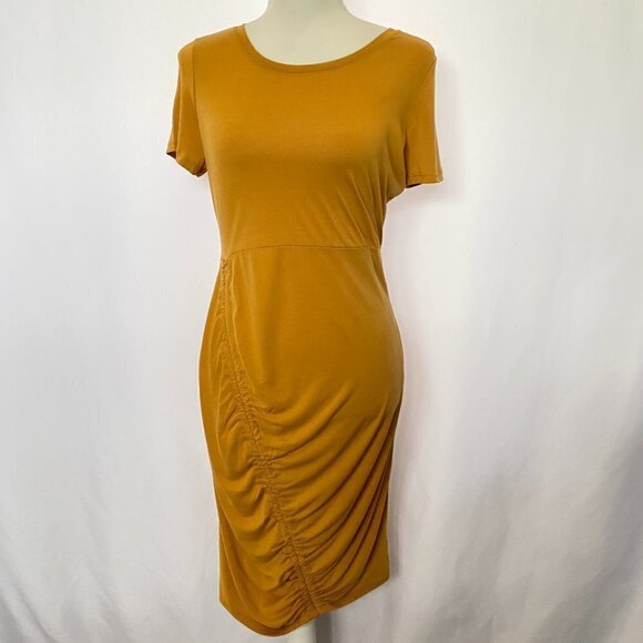 Ultra Flirt Golden Yellow Dress - Picture 1 of 11